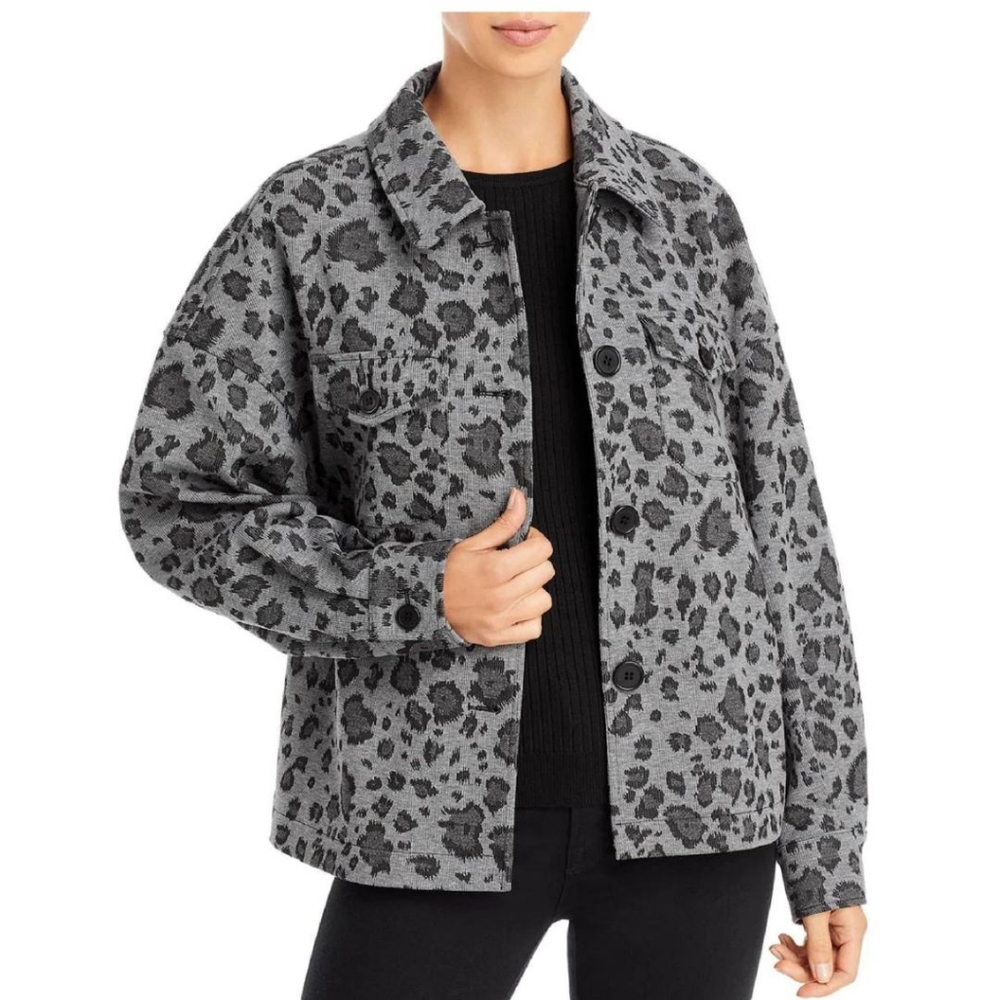 NWT Bagatelle Animal Print Collared Size M Shirt Jacket